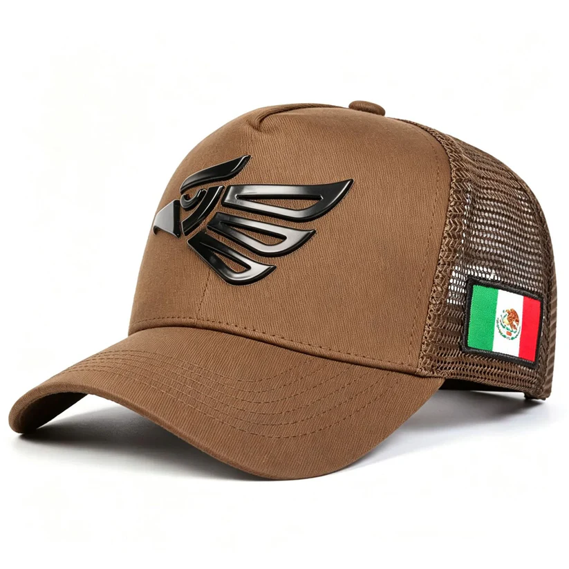 Unisex Eagle Label Breathable Mesh Sunscreen Baseball Cap