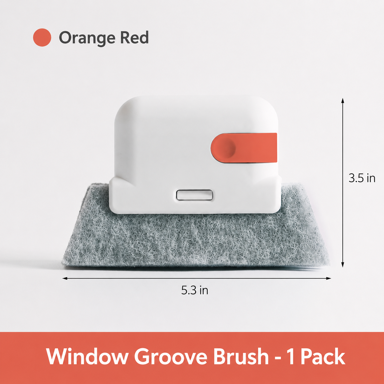 2-in-1 Window Track Cleaner – Built-In Scraper & Washable Deep-Cleaning Pad