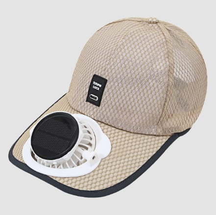 Outdoor Solar Fan Cooling Breathable Mesh Baseball Cap