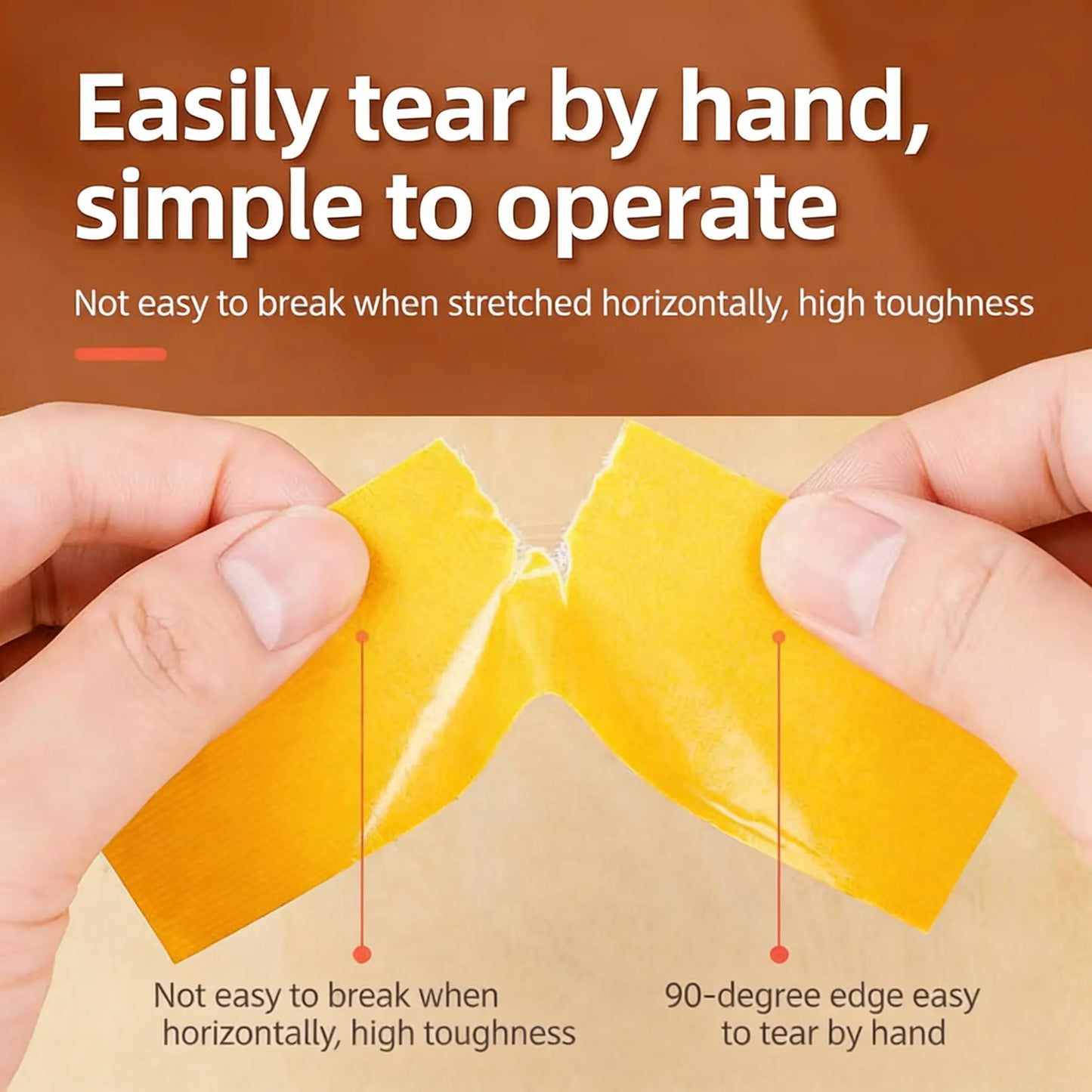 Heavy-Duty Double-Sided Tape – Waterproof, Removable & No Residue