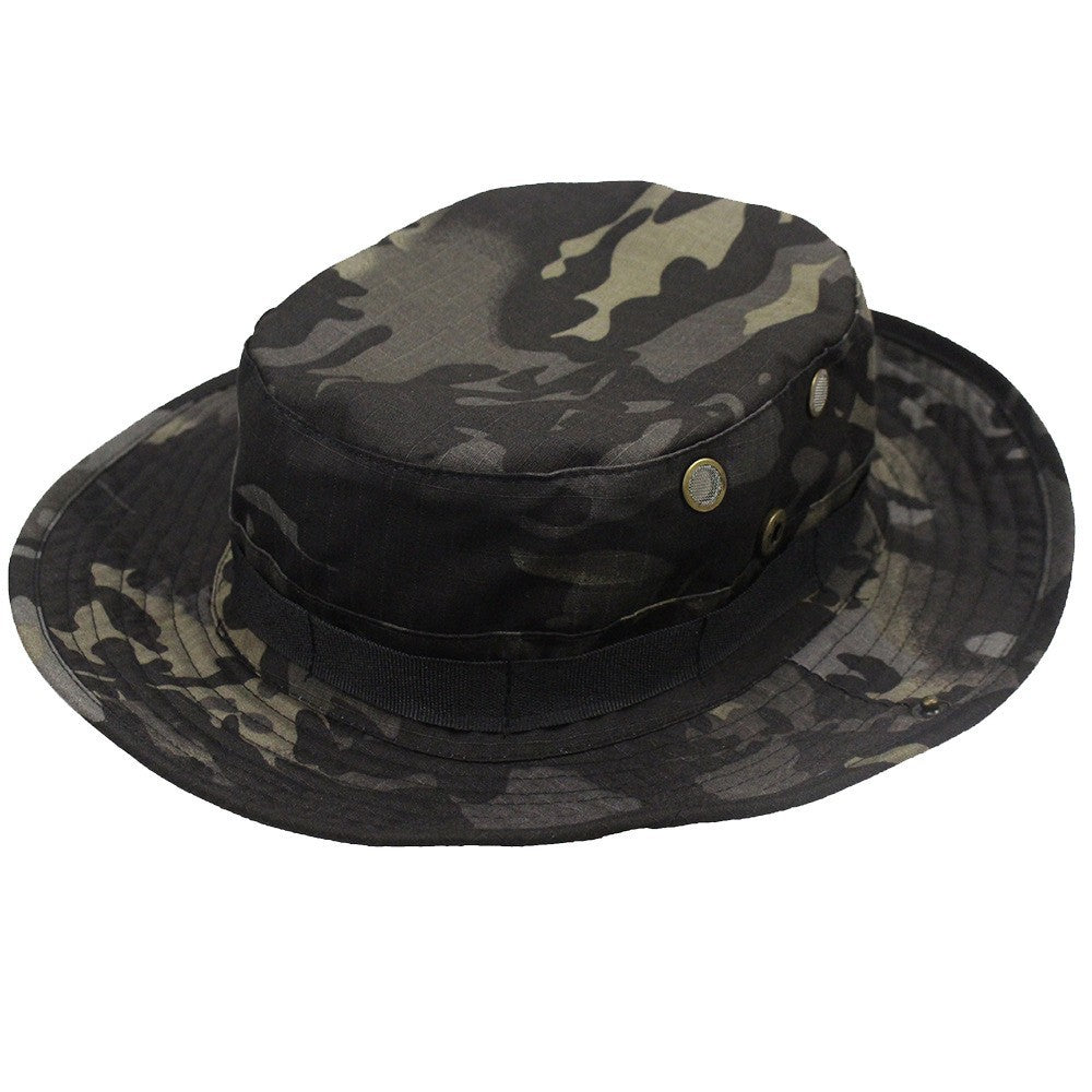 Men's Outdoor Boonie Sun Hat — 360° Shade, Ventilation Eyelets, 8 Colors
