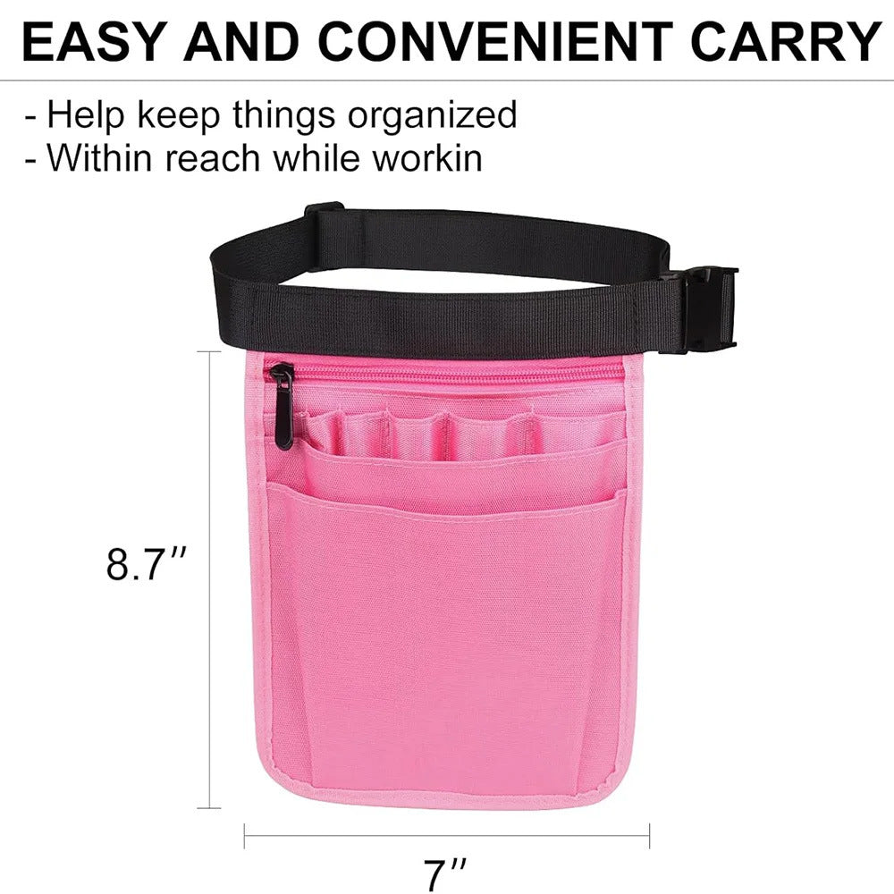 Multi Pocket Fanny Pack Medical Tool Waist Pouch