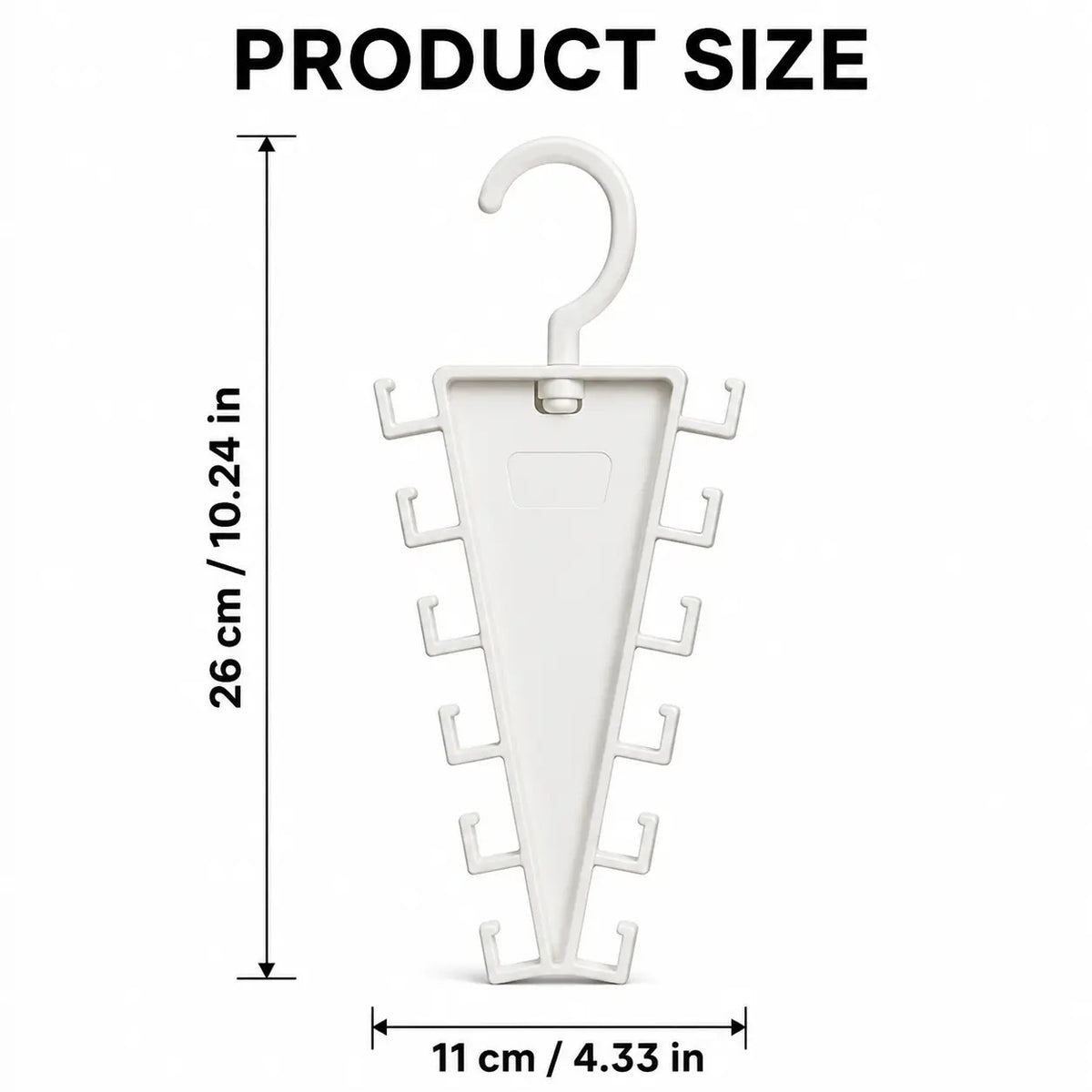12 Hooks 360 Rotating Closet Organizer Hanger V-Shaped Storage Hanger