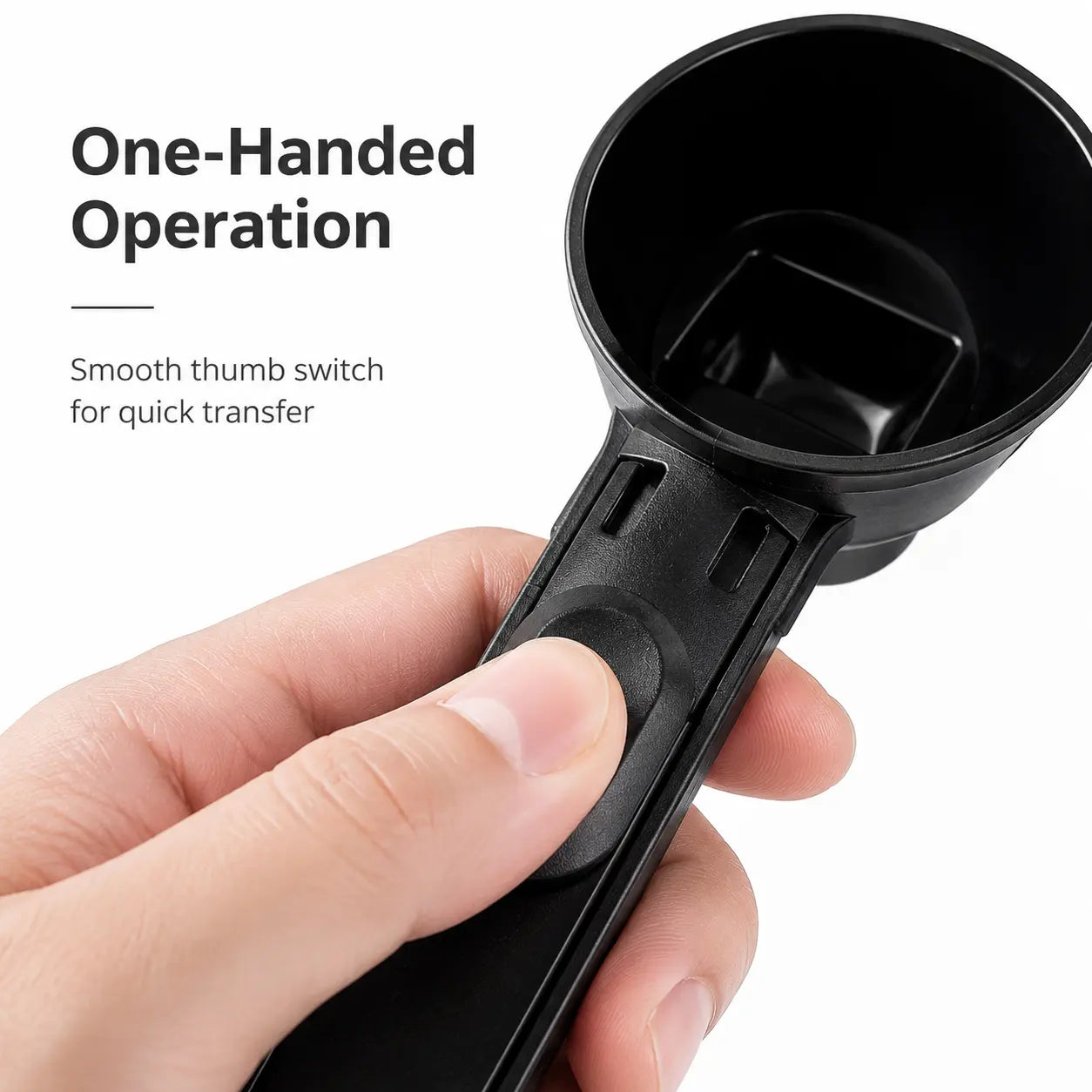 Openable Dosing Measuring Spoon 2‑in‑1 Powder Dispensing Spoon for Coffee & Tea