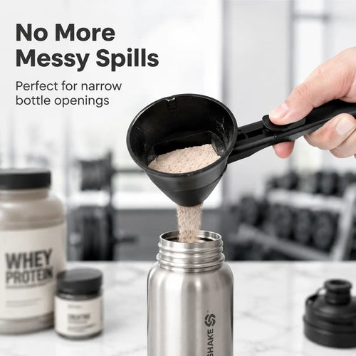 Openable Dosing Measuring Spoon 2‑in‑1 Powder Dispensing Spoon for Coffee & Tea