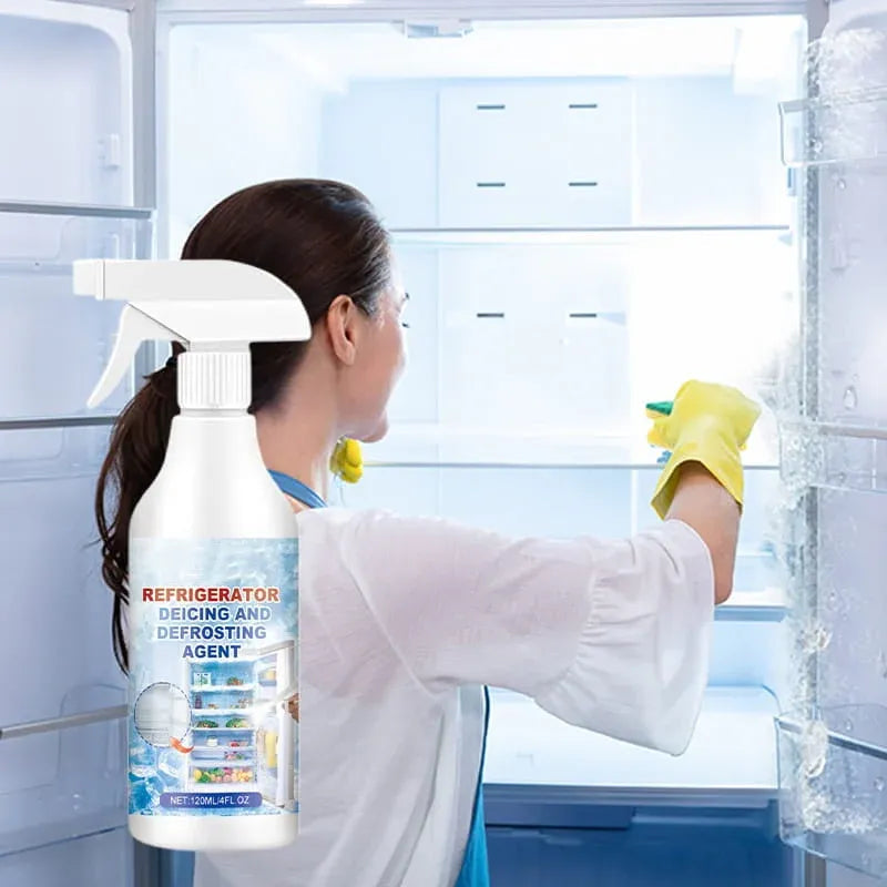 Refrigerator Defrosting Spray Fast Acting Freezer De‑Icing Agent Safe Gentle Ice Remover Spray for Fridge Freezer