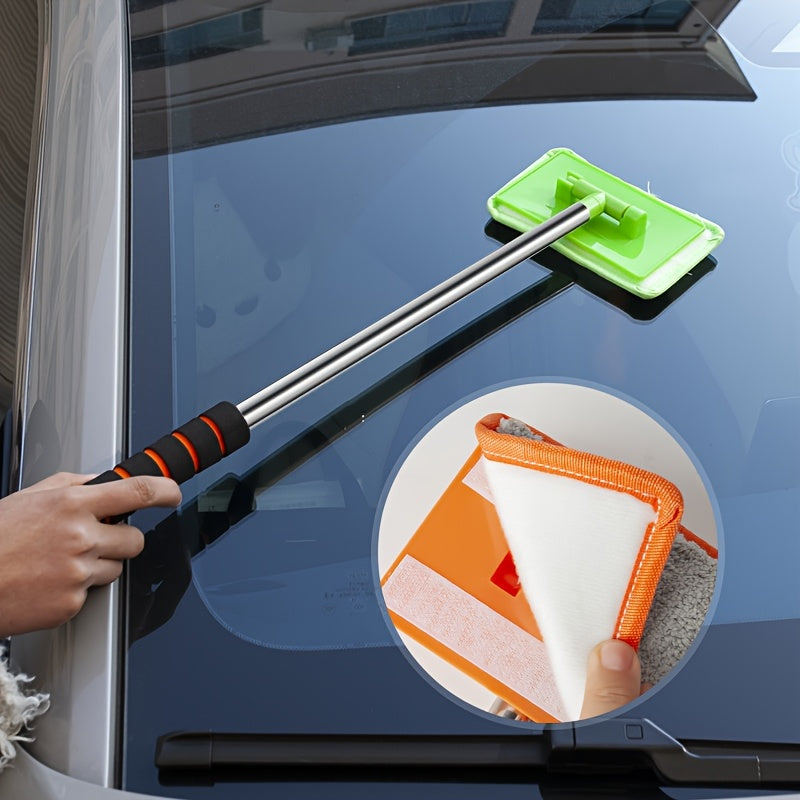 Extendable Microfiber Car Window Cleaner Brush