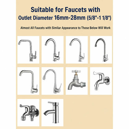 Universal Faucet Filter Cotton High Density Tap Water Pre-Filter Pads