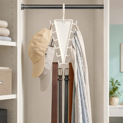 12 Hooks 360 Rotating Closet Organizer Hanger V-Shaped Storage Hanger