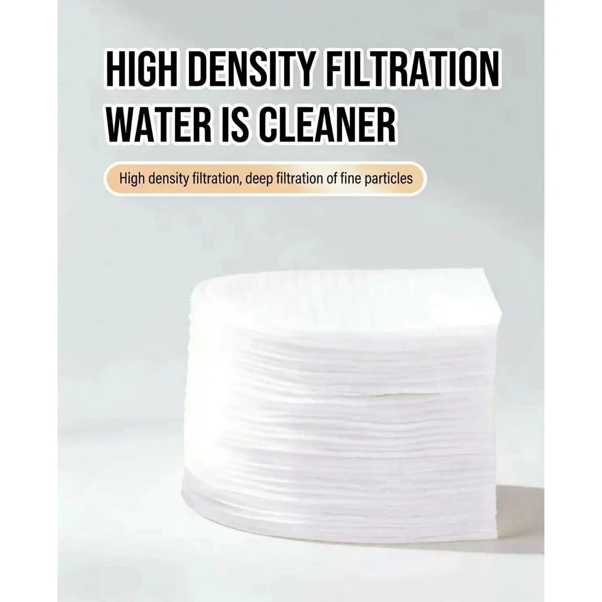 Universal Faucet Filter Cotton High Density Tap Water Pre-Filter Pads