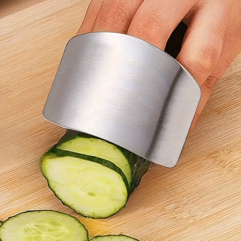 Stainless Steel Kitchen Finger Guard Anti-Cut Cutting Protector