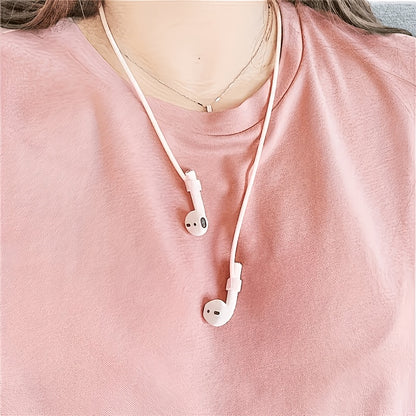 Anti Lost Silicone Earbuds Strap Wireless Earphone Neck Lanyard
