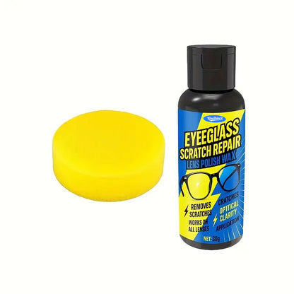 Eyeglass Scratch Repair Lens Polish Wax Kit