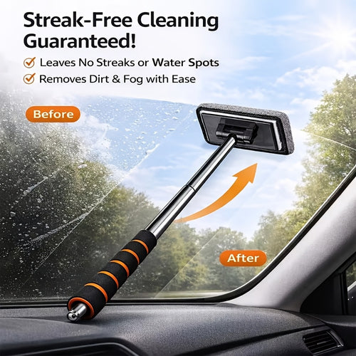Extendable Microfiber Car Window Cleaner Brush