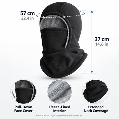 Winter Fleece Balaclava Hood