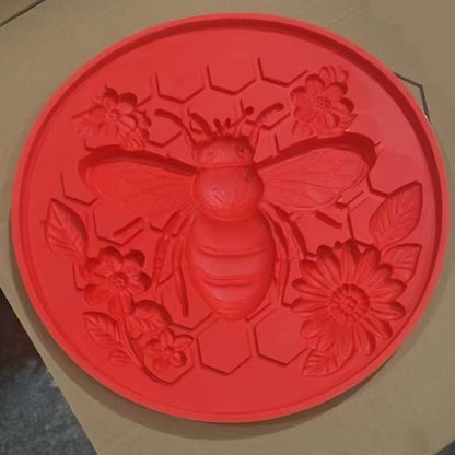 Garden Stepping Stone Mold Reusable DIY Pathway Concrete Mold Bee Butterfly Sunflower Pattern For Yard Lawn Decor