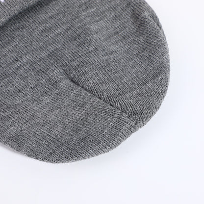 ✝️ Christian Cross Embroidered Beanie – Classic Cuffed Knit Hat
