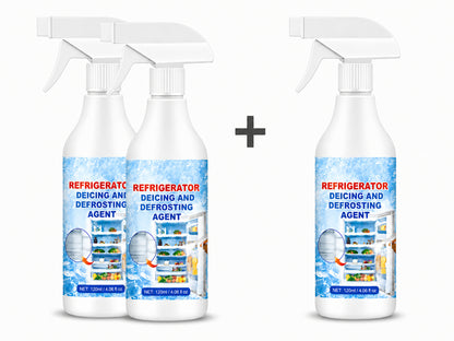 Refrigerator Defrosting Spray Fast Acting Freezer De‑Icing Agent Safe Gentle Ice Remover Spray for Fridge Freezer