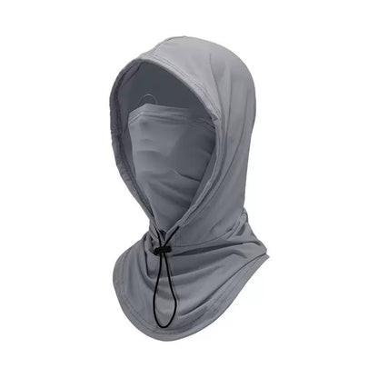 UPF50+ Sun Protection Balaclava Hood, Detachable Face Mask Neck Gaiter for Outdoor Sports