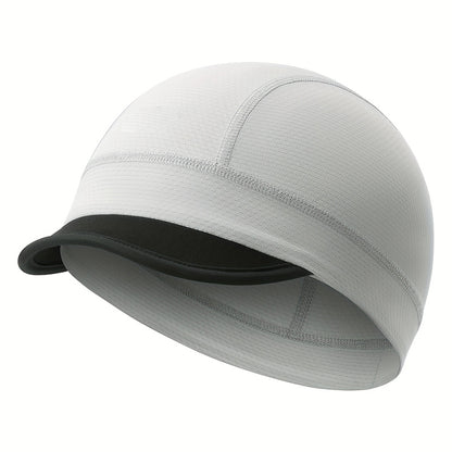 Quick-Dry Breathable Helmet Liner Sun Visor Skull Cycling Cap
