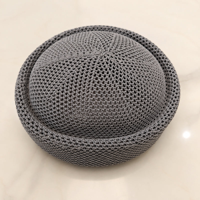 Breathable Mesh Hollow Crochet Brimless Docker Hat
