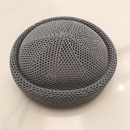 Breathable Mesh Hollow Crochet Brimless Docker Hat