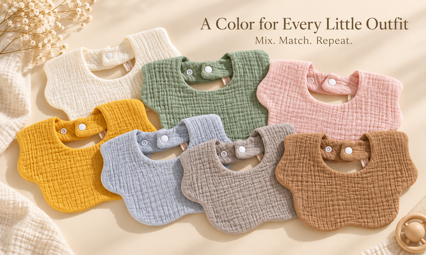 Seven Colors to Mix & Match