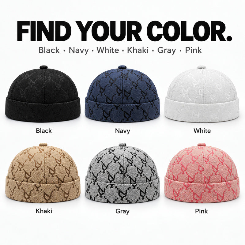 🔥 Brimless Docker Cap | Statement Streetwear Skull Hat