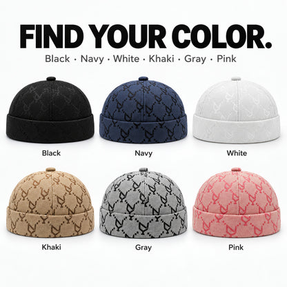 🔥 Brimless Docker Cap | Statement Streetwear Skull Hat