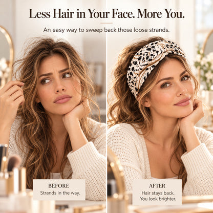 Women's Wide Printed Headband | Boho Floral & Leopard Styles