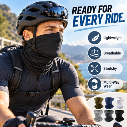 Breathable Neck Gaiter | Lightweight Multi-Way Face Cover