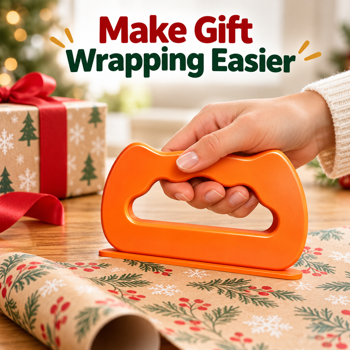🎁 Gift Wrapping Paper Cutter – Easy-Grip Handheld Cutting Tool for Christmas, Birthdays & DIY