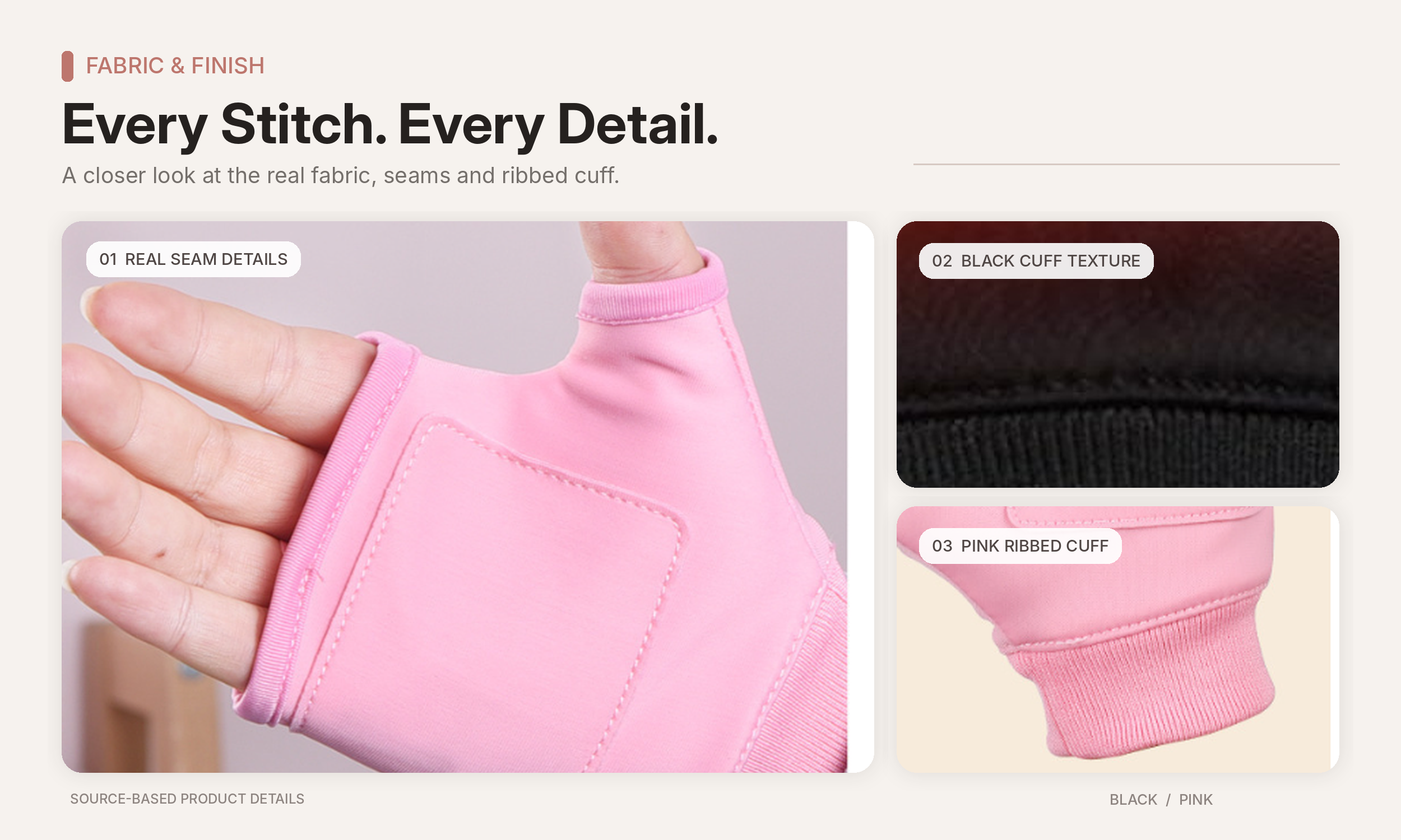 Every Stitch. Every Detail.