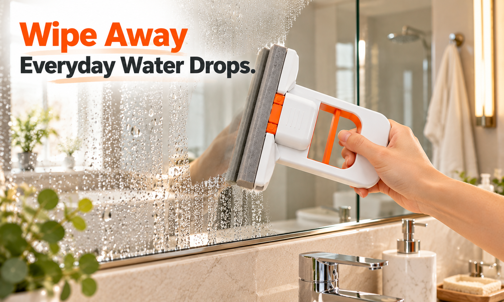 Wipe Away Water Drops