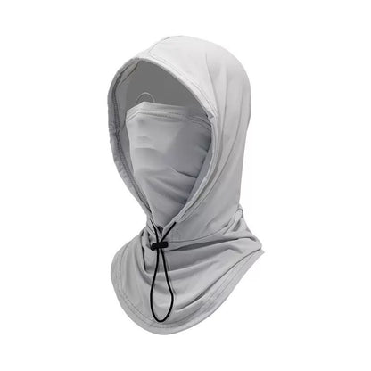 UPF50+ Sun Protection Balaclava Hood, Detachable Face Mask Neck Gaiter for Outdoor Sports