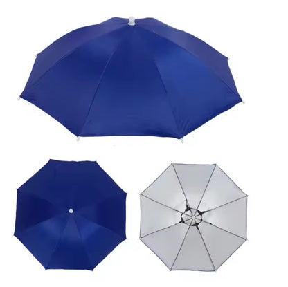 Hands‑Free Head Umbrella Hat Portable UV Protection Umbrella Cap for Fishing Gardening Beach Outdoor