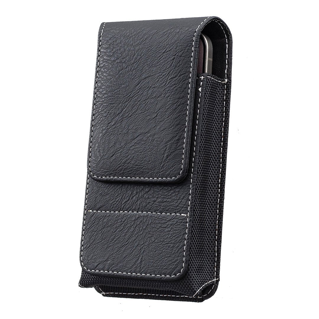 Vertical Phone Belt Pouch – Magnetic Holster with Card Holder