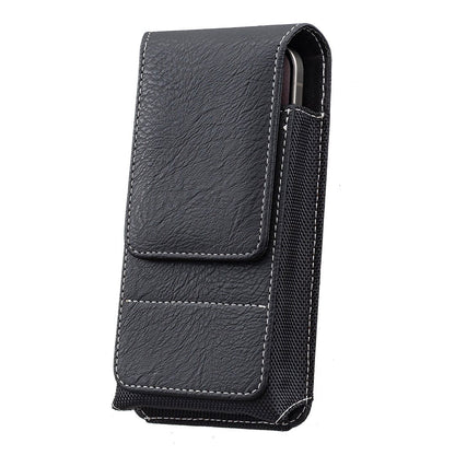 Vertical Phone Belt Pouch – Magnetic Holster with Card Holder