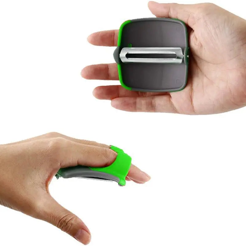 2-Finger Vegetable Peeler – Easy-Grip Stainless Steel Kitchen Gadget