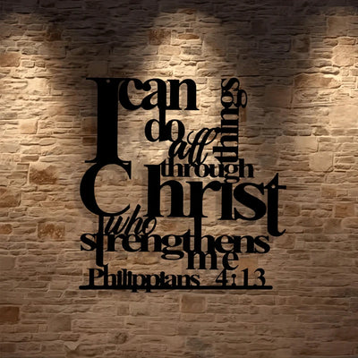 Philippians 4:13 Metal Wall Decor