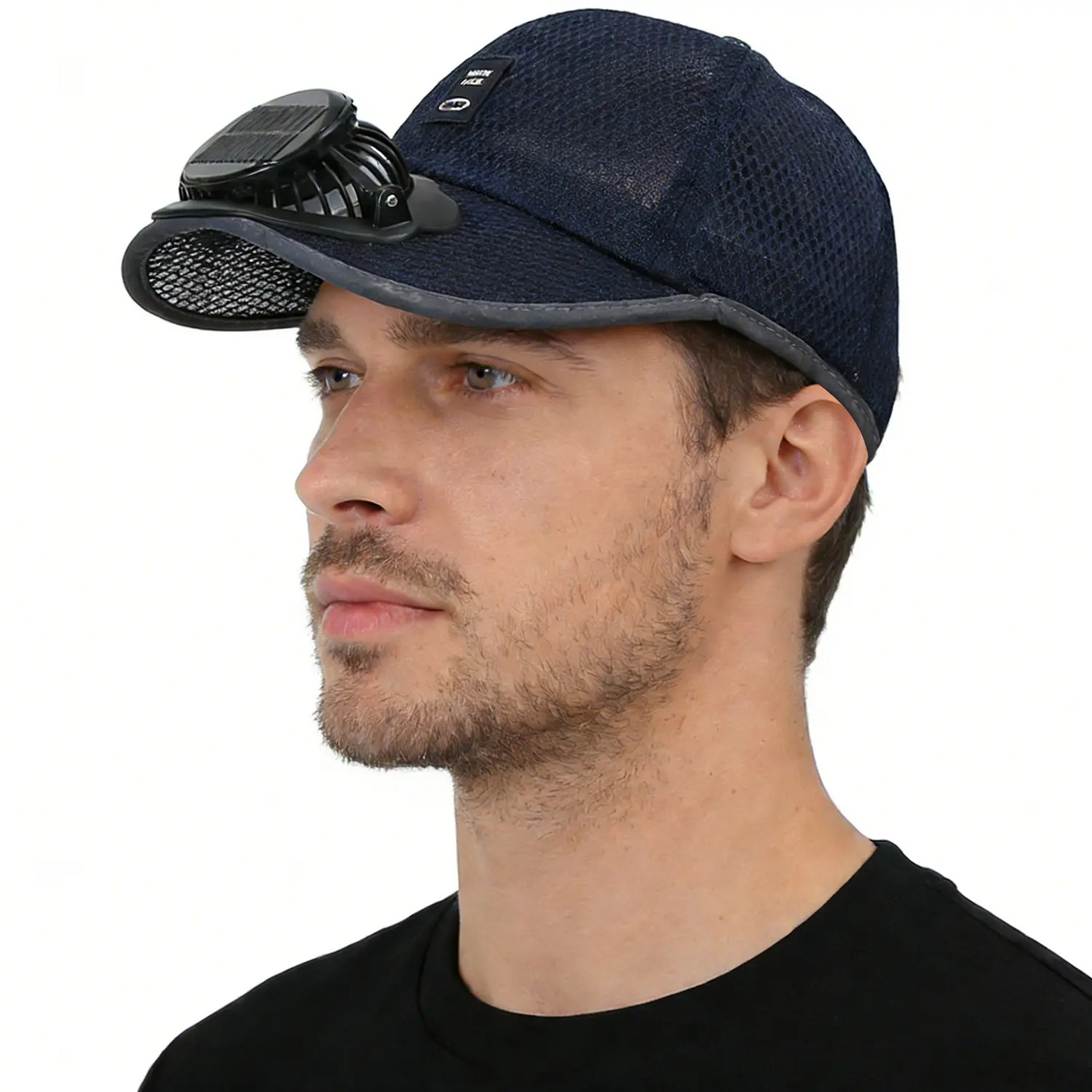 Outdoor Solar Fan Cooling Breathable Mesh Baseball Cap
