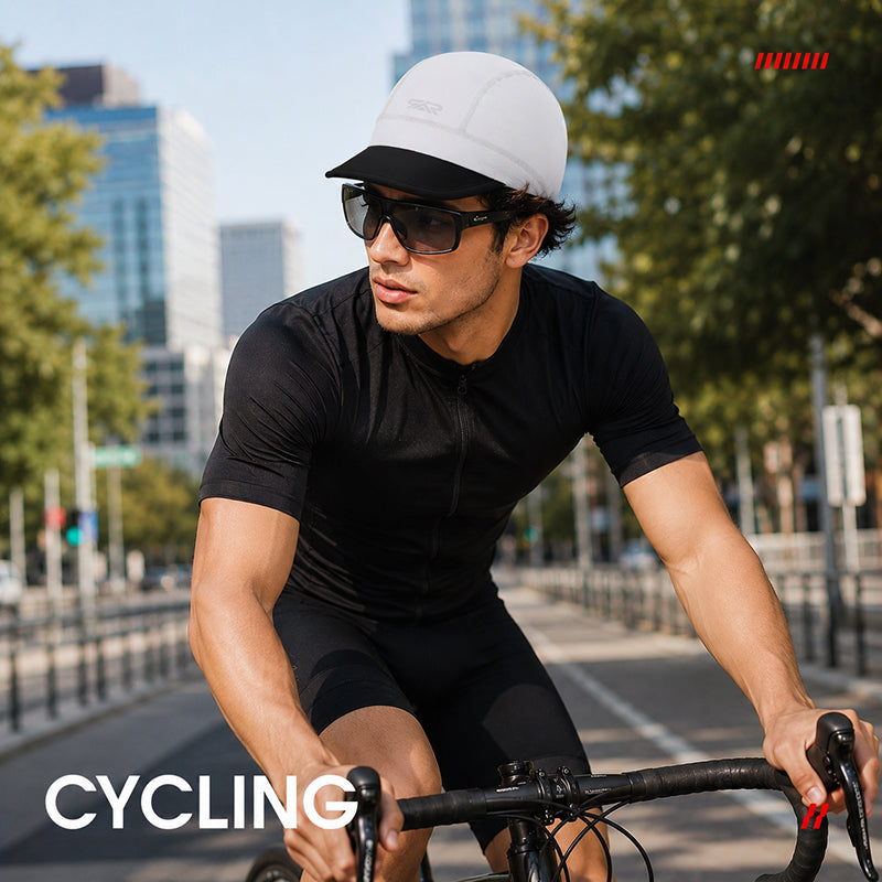 Quick-Dry Breathable Helmet Liner Sun Visor Skull Cycling Cap