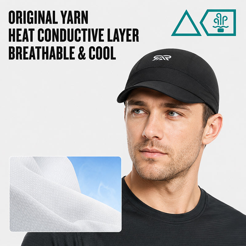 Quick-Dry Breathable Helmet Liner Sun Visor Skull Cycling Cap