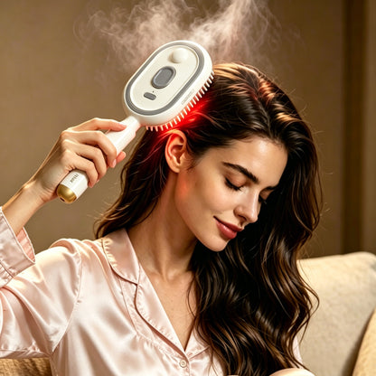 Electric Spray Air Cushion Massage Comb – Self-Cleaning, Anti-Tangle & Anti-Static