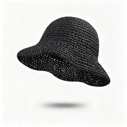 Handwoven Straw Sun Hat – Lightweight, Breathable & Foldable