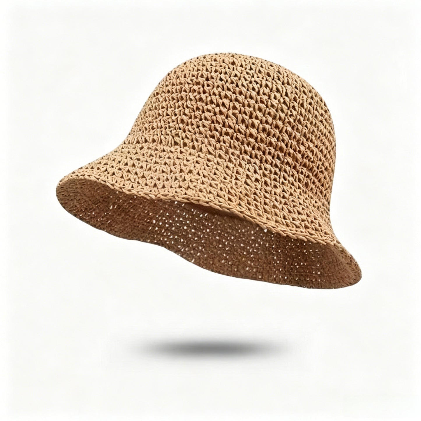 Handwoven Straw Sun Hat – Lightweight, Breathable & Foldable
