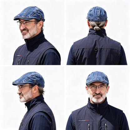Unisex Vintage Beret Cap