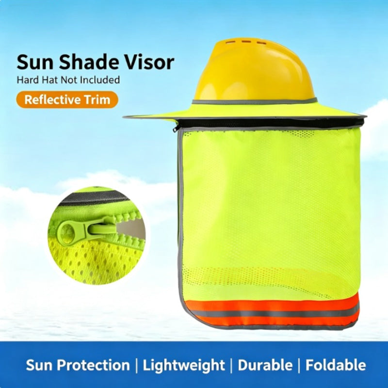 yellow / Extended length + zipper design + reflective strip