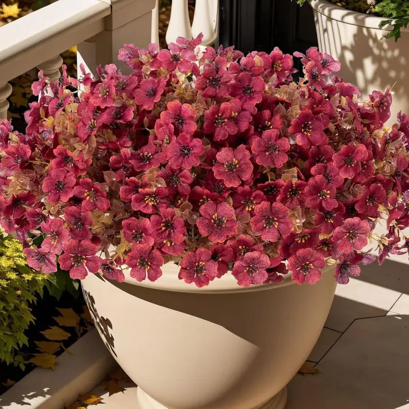 🍂🌸 Halloween Fall UV Resistant Artificial Colorful Fake Flowers