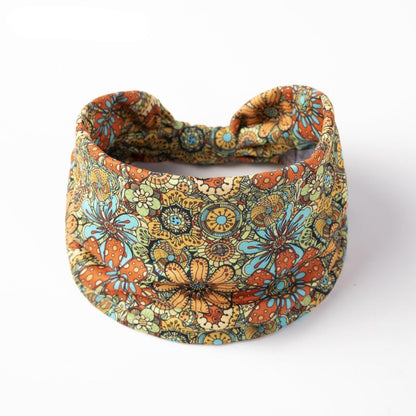Women's Wide Printed Headband | Boho Floral & Leopard Styles
